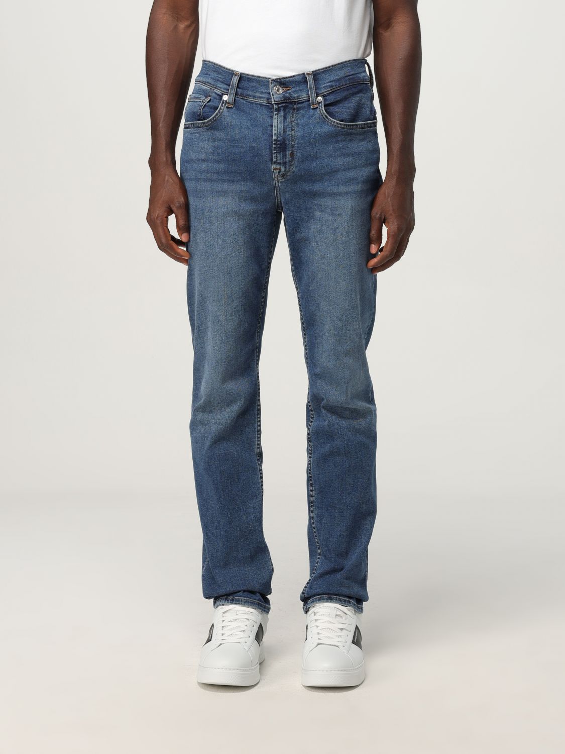 7 For All Mankind Jeans  Men Color Blue In Blue