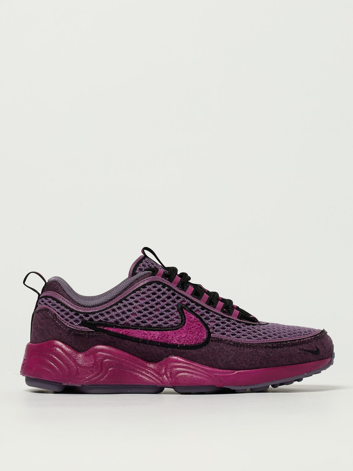 Nike Air Zoom Spiridon Prm Mesh-panel Sneakers In Purple