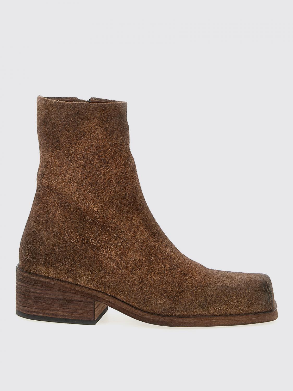 Marsèll Cassello Suede Boots In Brown