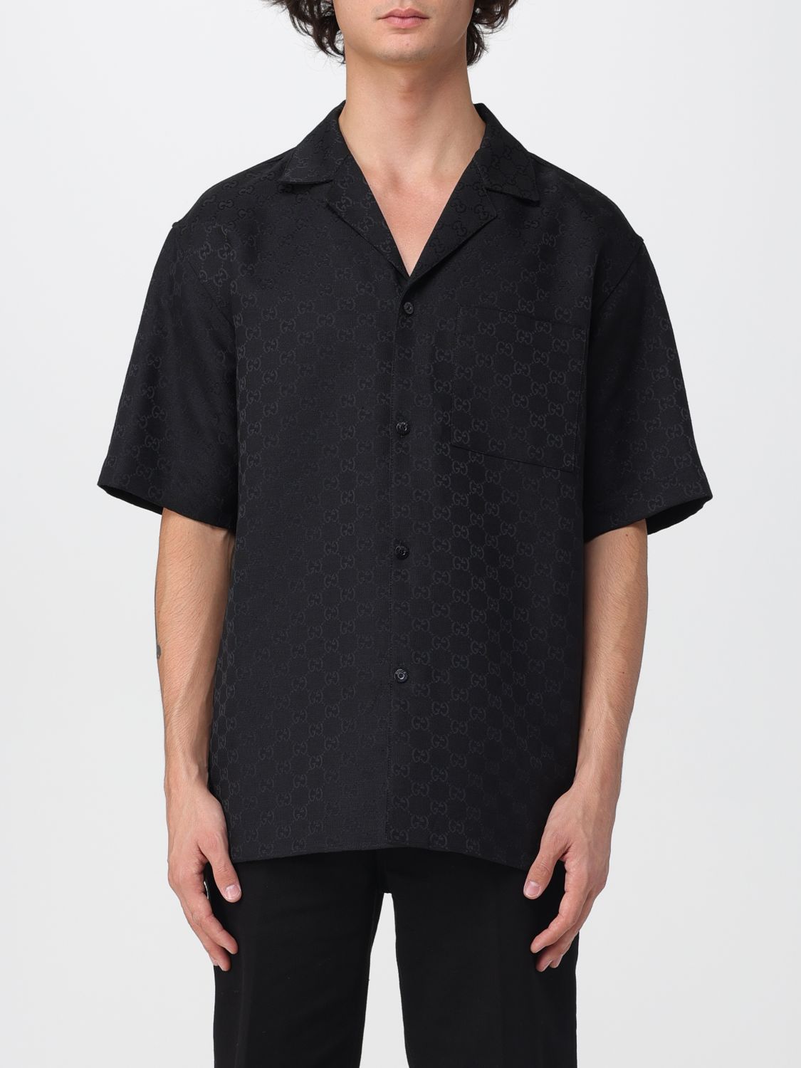 GUCCI Hemd Herren Farbe Schwarz