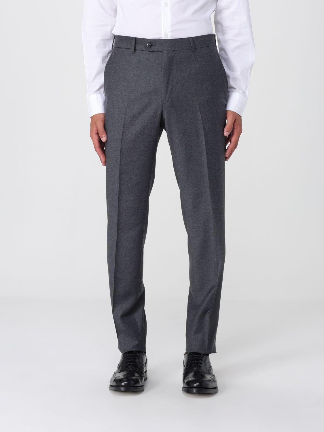 Luigi Bianchi Pants Men Color Grey In Gray