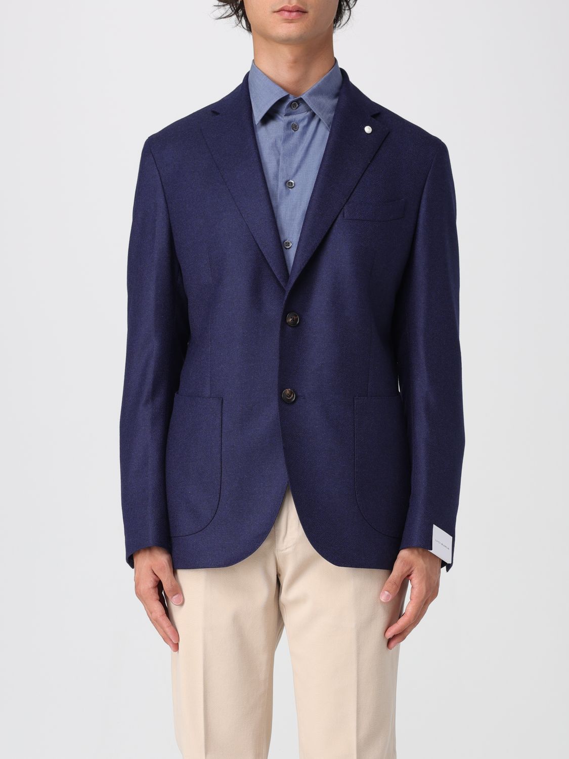Luigi Bianchi Blazer  Men Color Blue In Blue