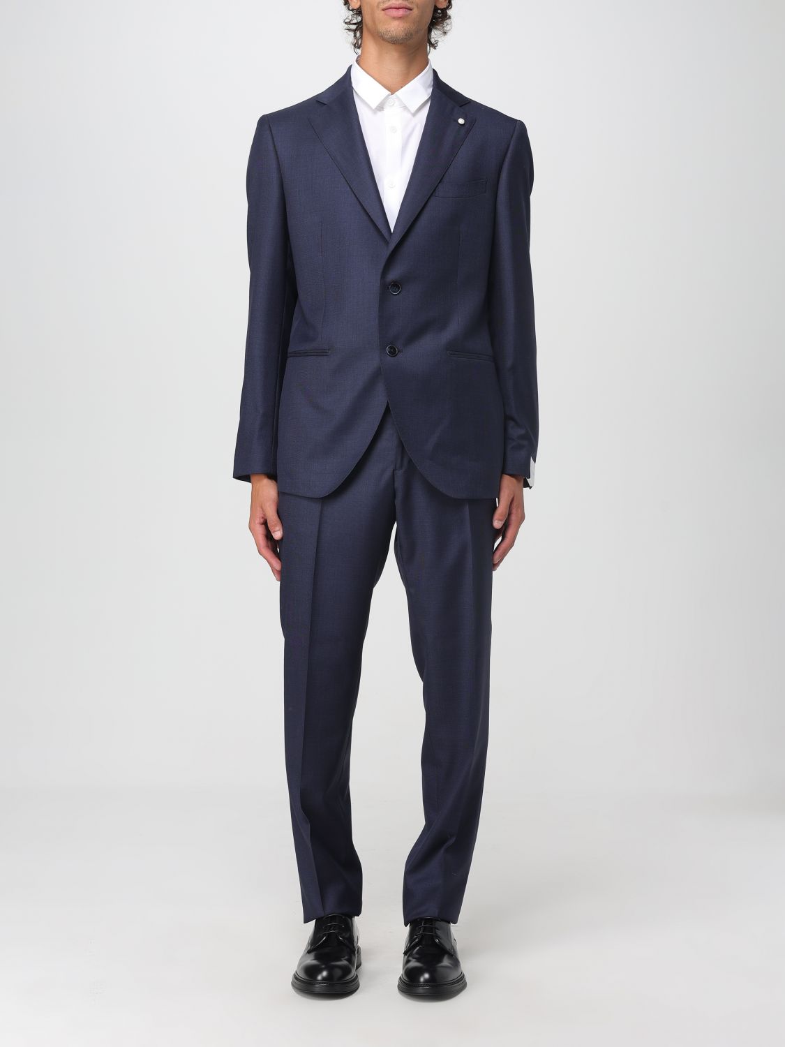 Suit LUIGI BIANCHI Men color Blue - Luigi Bianchi - Modalova