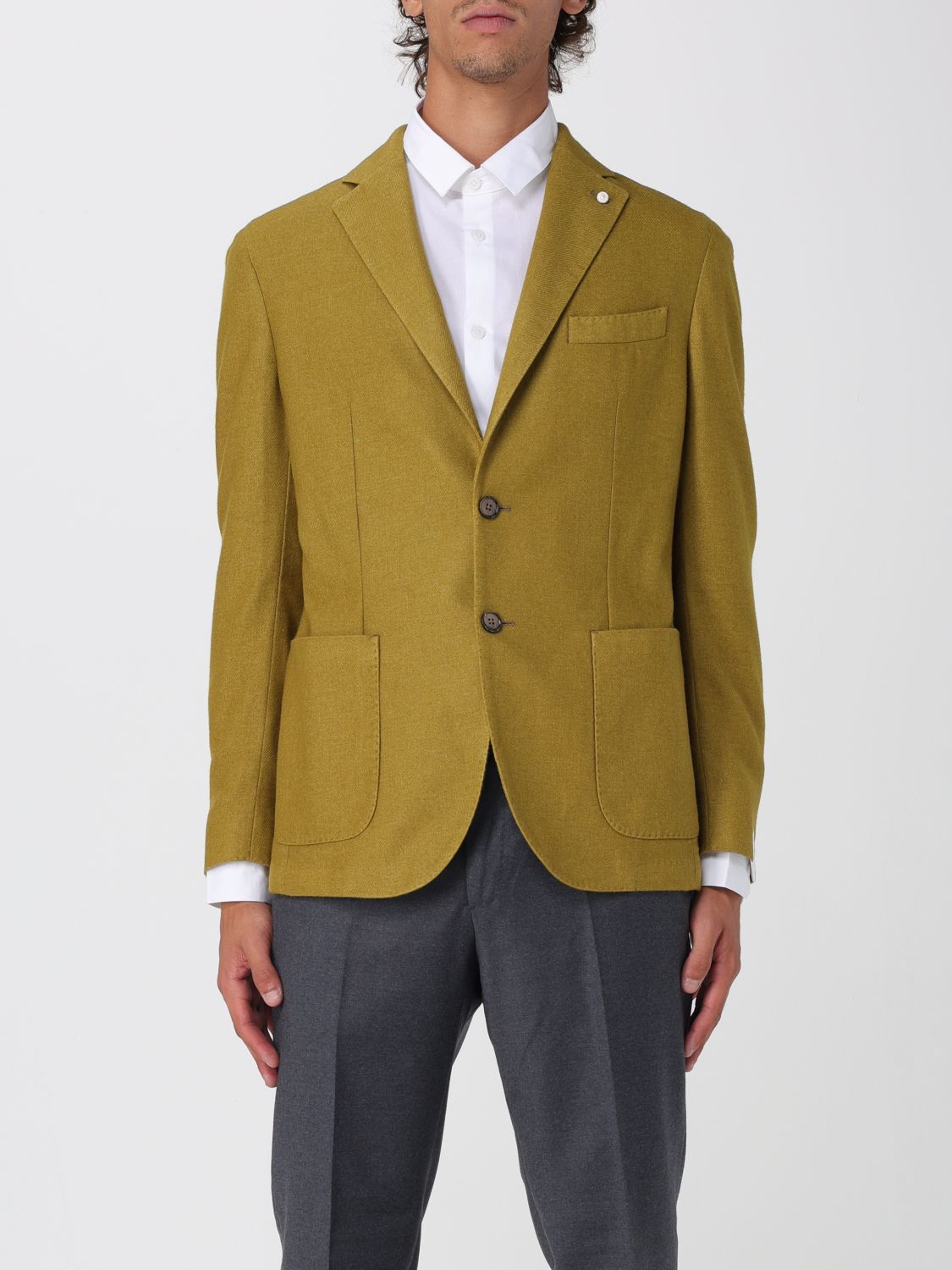 Luigi Bianchi Blazer Men Color Green In Green