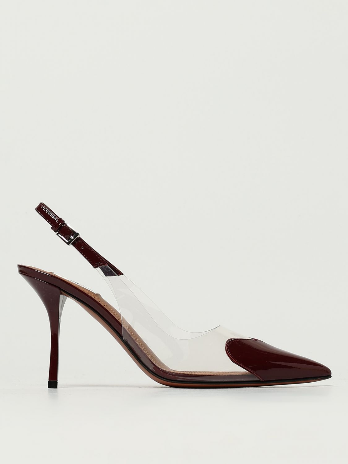 Alaïa Alaia Slingbacks In Patent Calfskin In Red