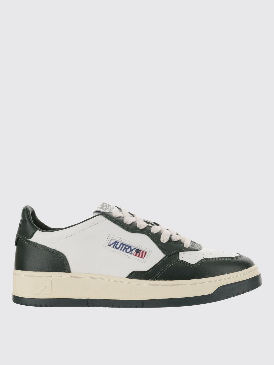 Autry Medalist Low Leather Low-top Sneakers In Red
