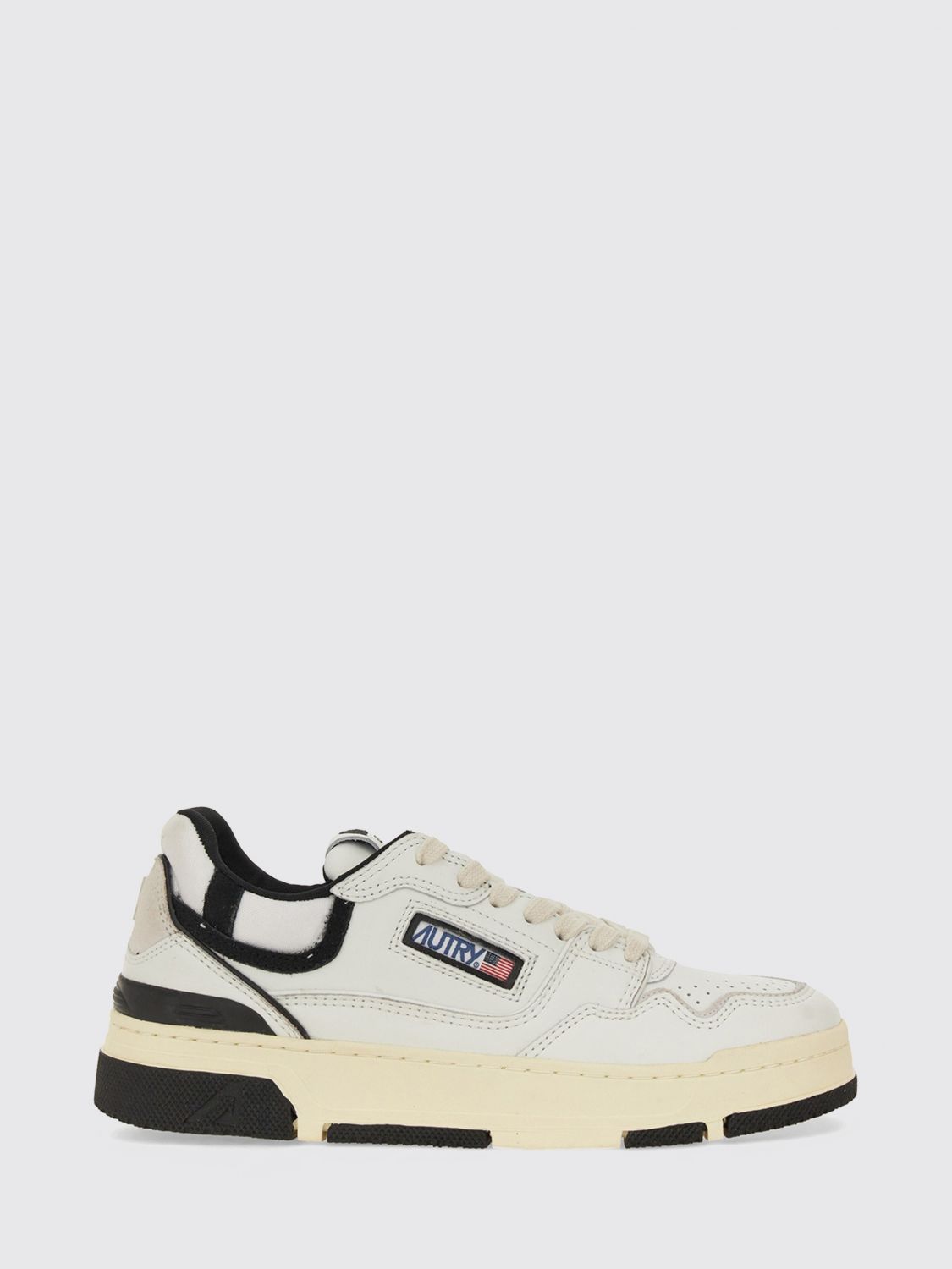 Autry White Lace-up Sneakers