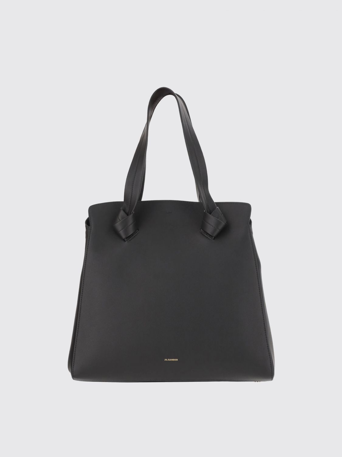 Jil Sander Knot Tote Bag In Black