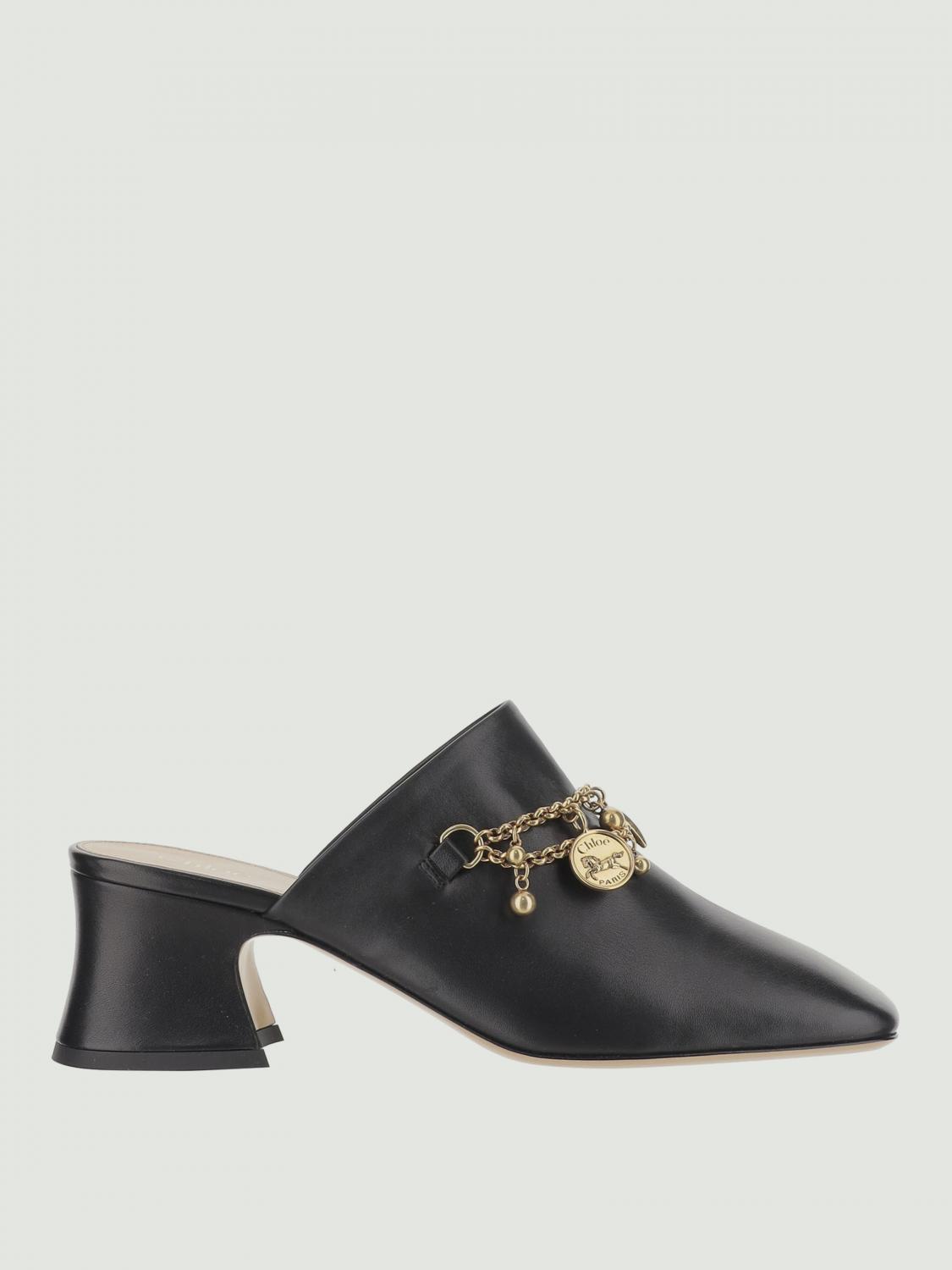 Chloé High Heel Shoes Woman Color Black In Black