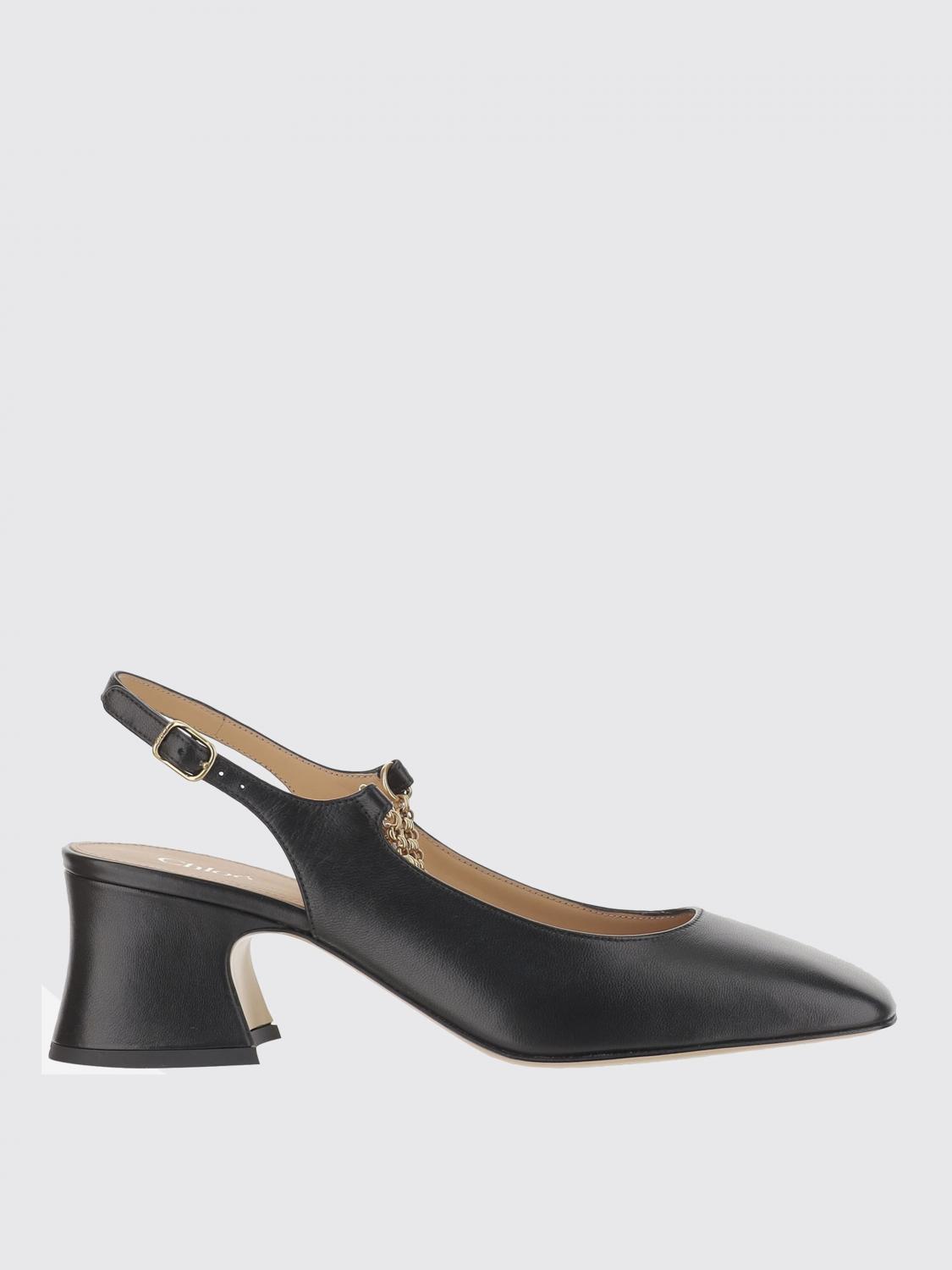 Chloé High Heel Shoes Woman Color Black In Black