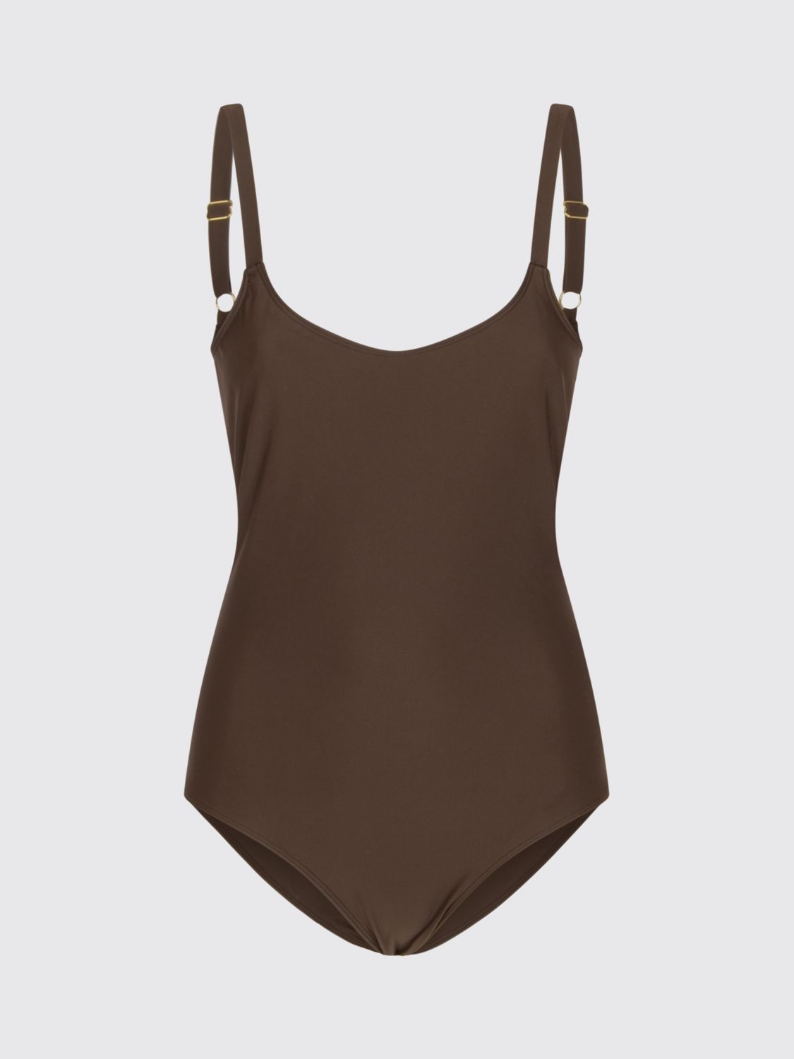 Ami Alexandre Mattiussi Swimsuit Ami Paris Woman Color Orange In Brown