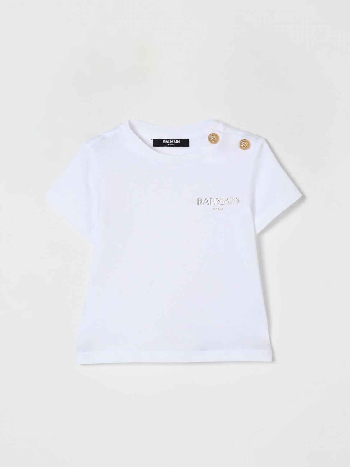 Balmain T-shirt  Kids Color White In White