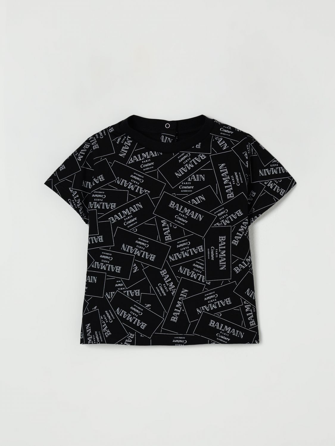 Balmain T-shirt Kids Color Black In Black