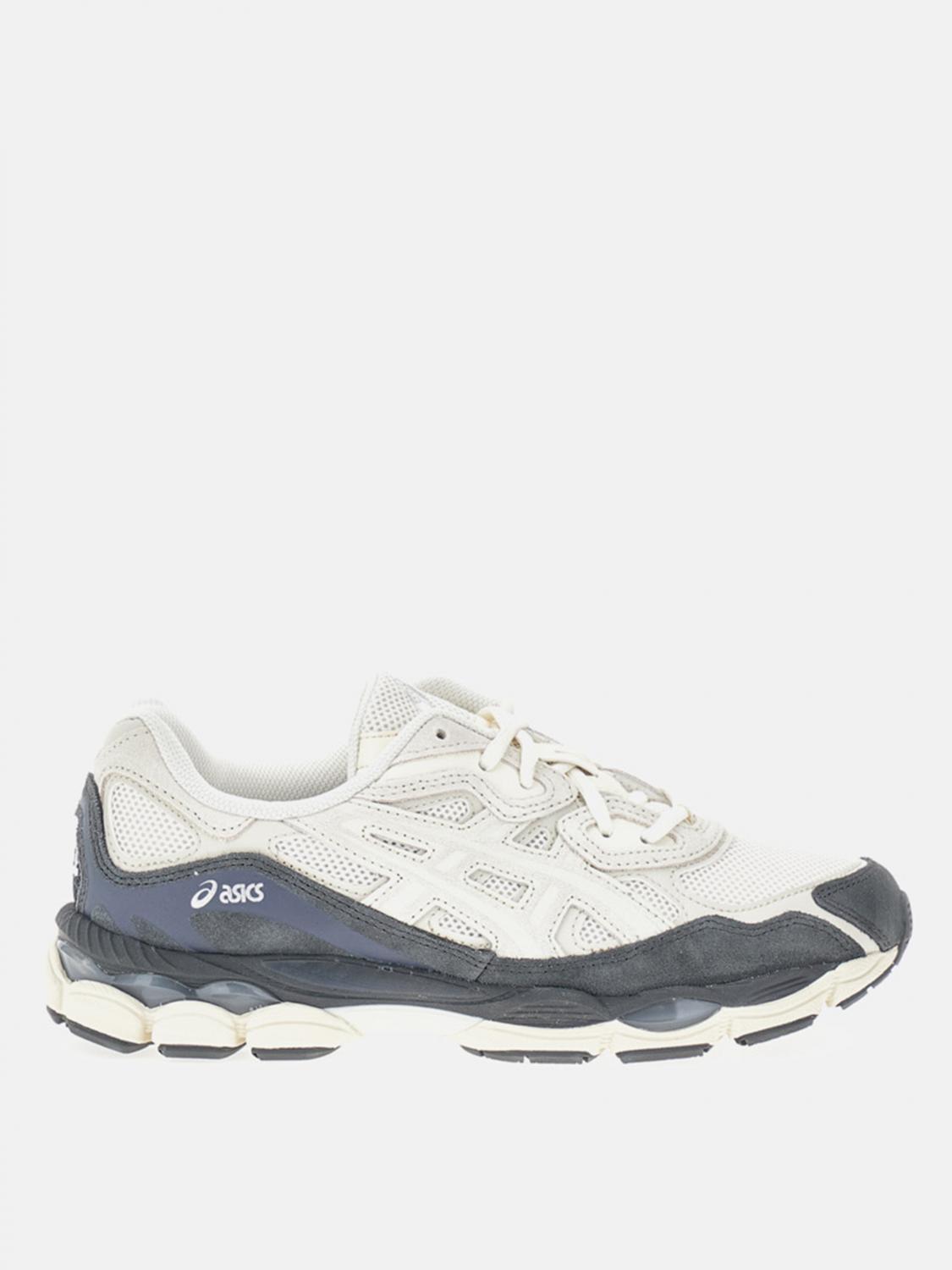 Asics Nyc Mesh Rubber Sole Sneakers In White