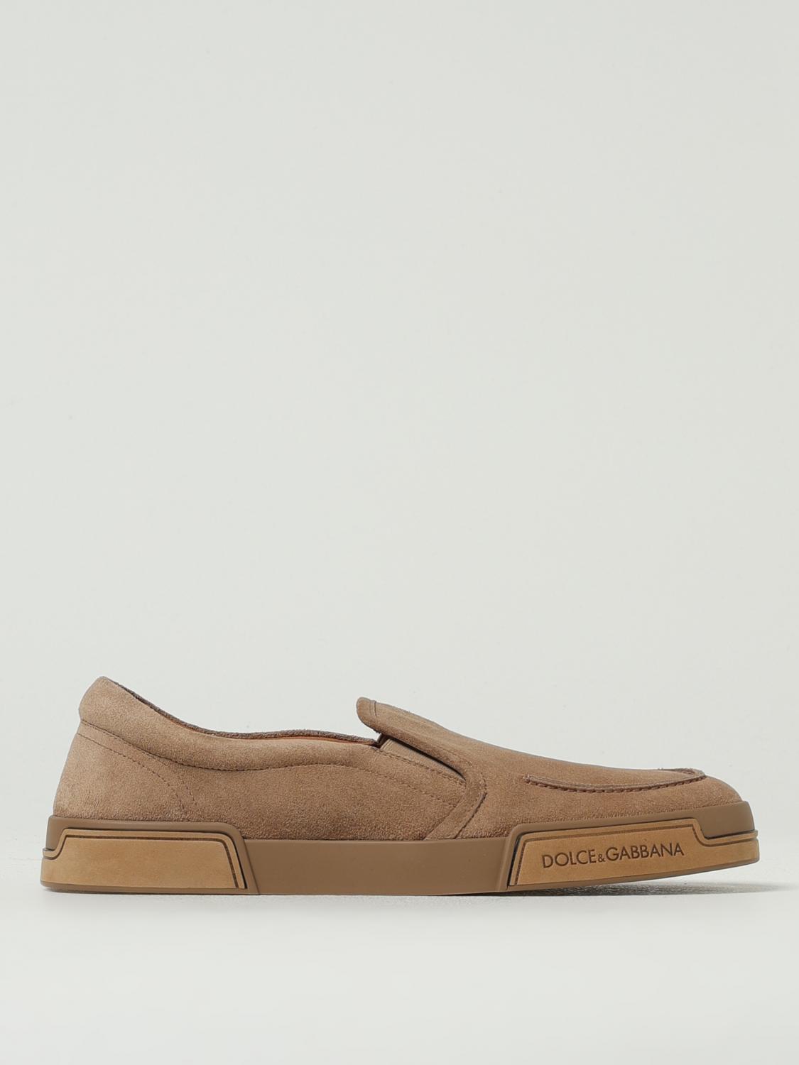 Dolce & Gabbana Derby In Calfskin Crust Color Hazelnut In Brown