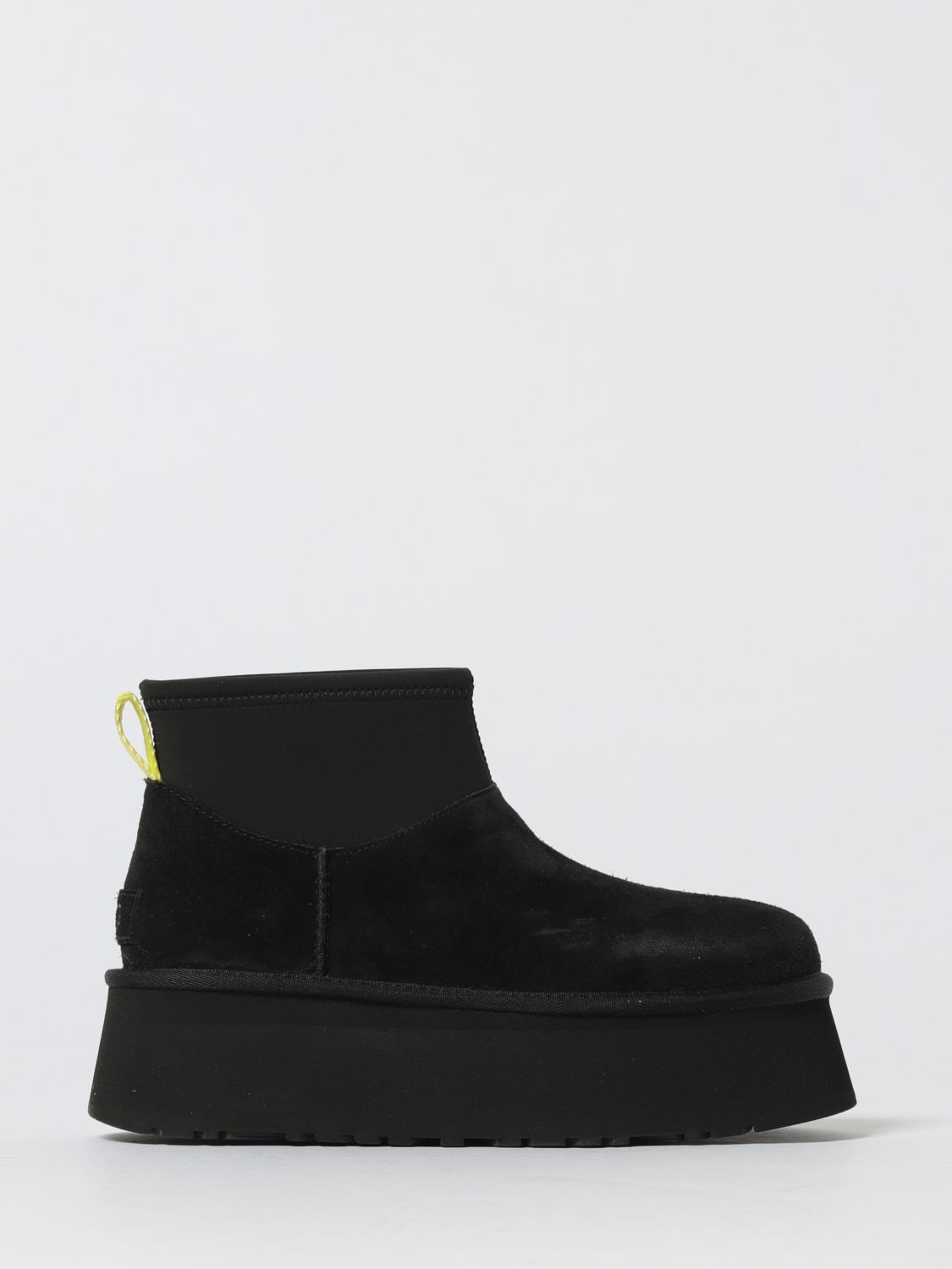 Ugg Classic Mini Dipper Ankle Boots In Black
