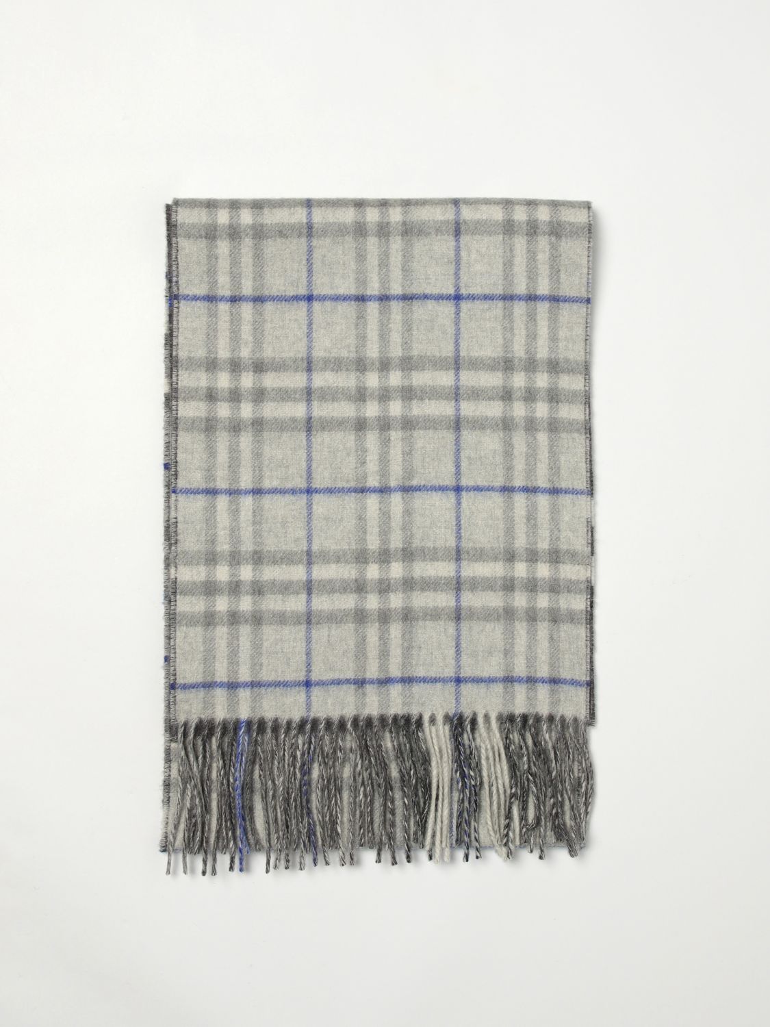 Scarf BURBERRY Men color Grey