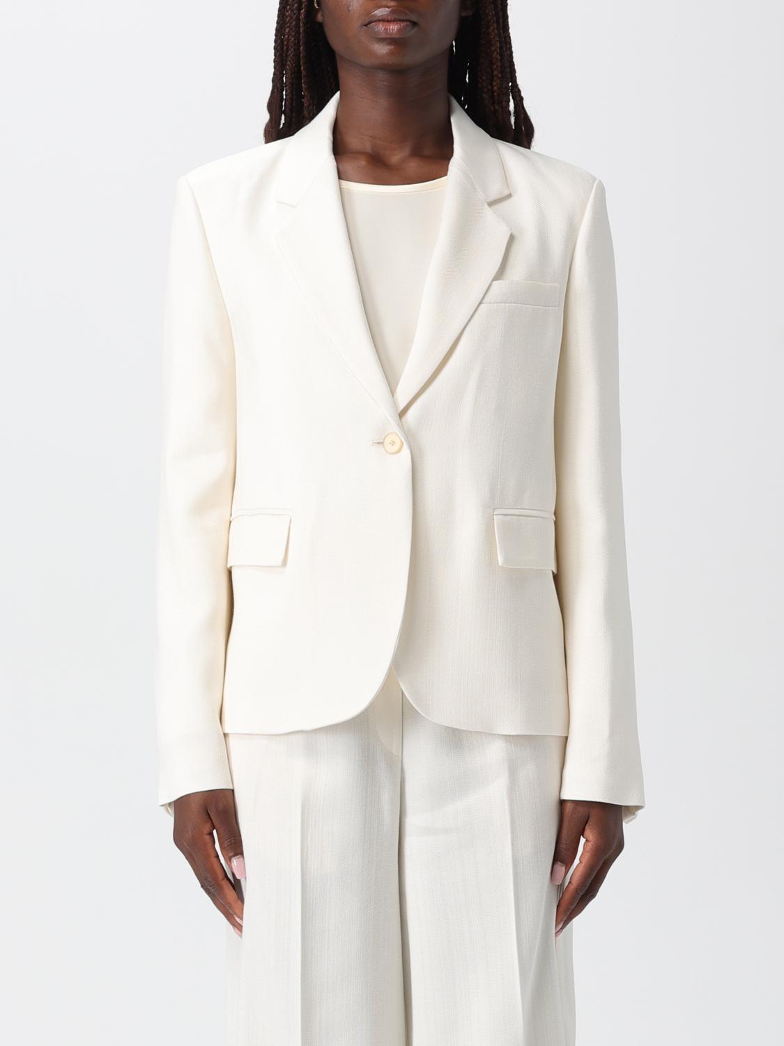 Forte Forte Jacket  Woman Color Yellow Cream In White