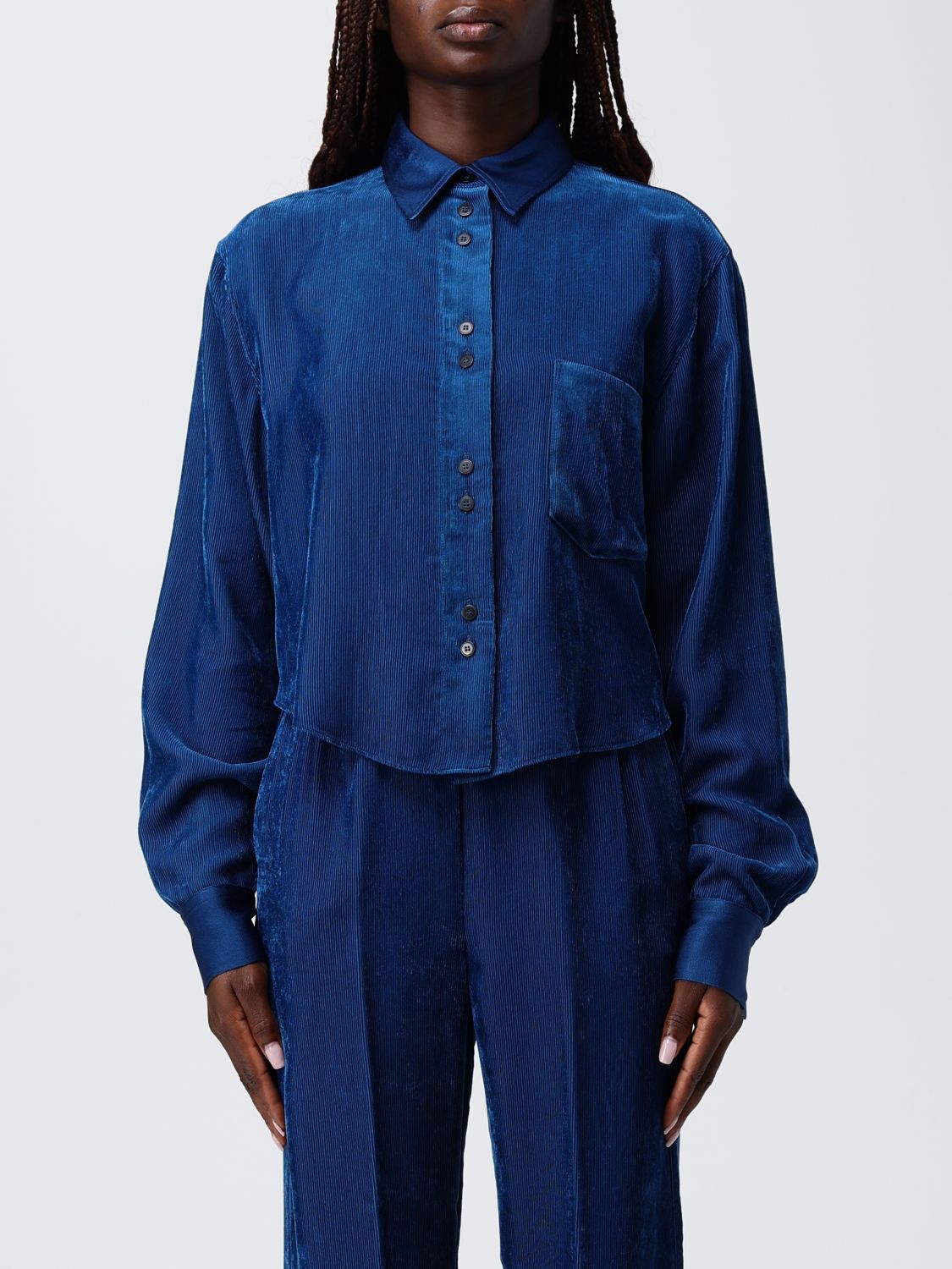 Forte Forte Shirt  Woman Color Blue In Blue