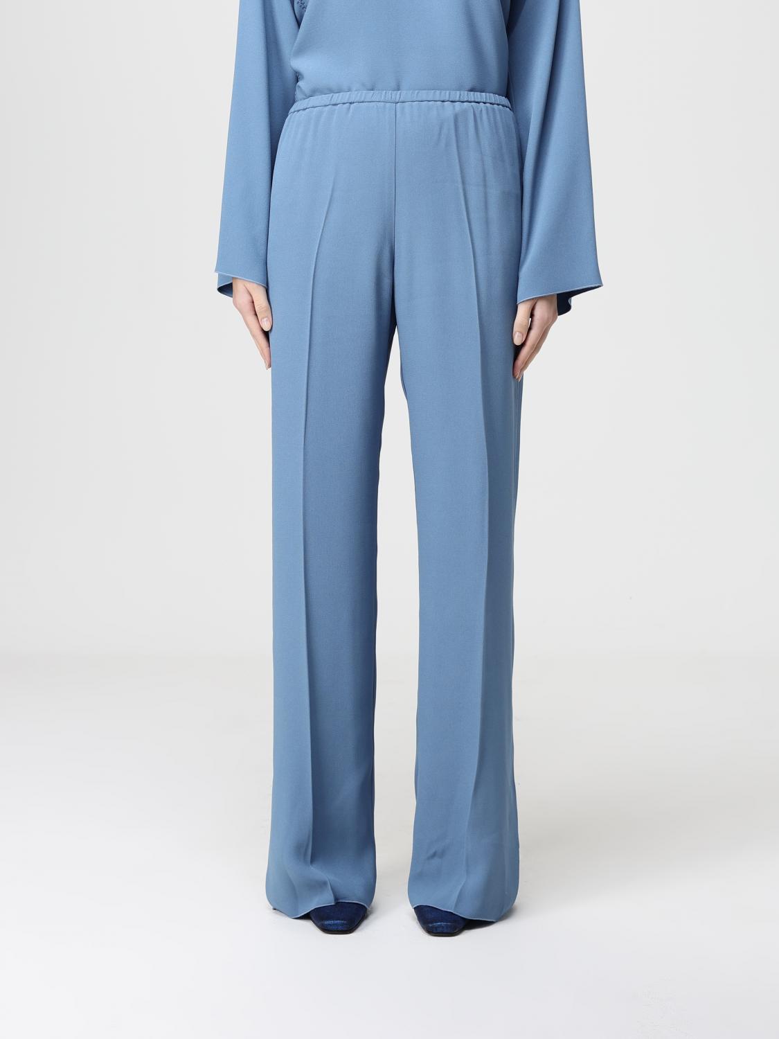 Forte Forte Pants  Woman Color Sky Blue In Blue
