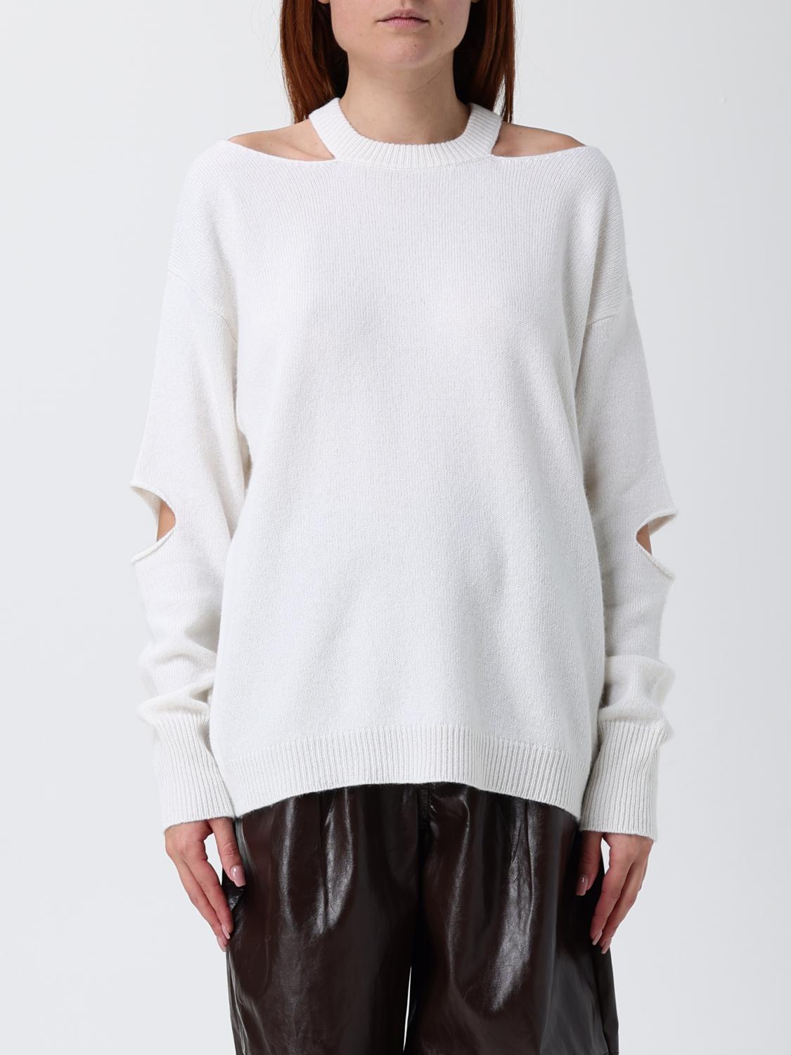 Federica Tosi Cutout Round-neck Sweatshirt In Black
