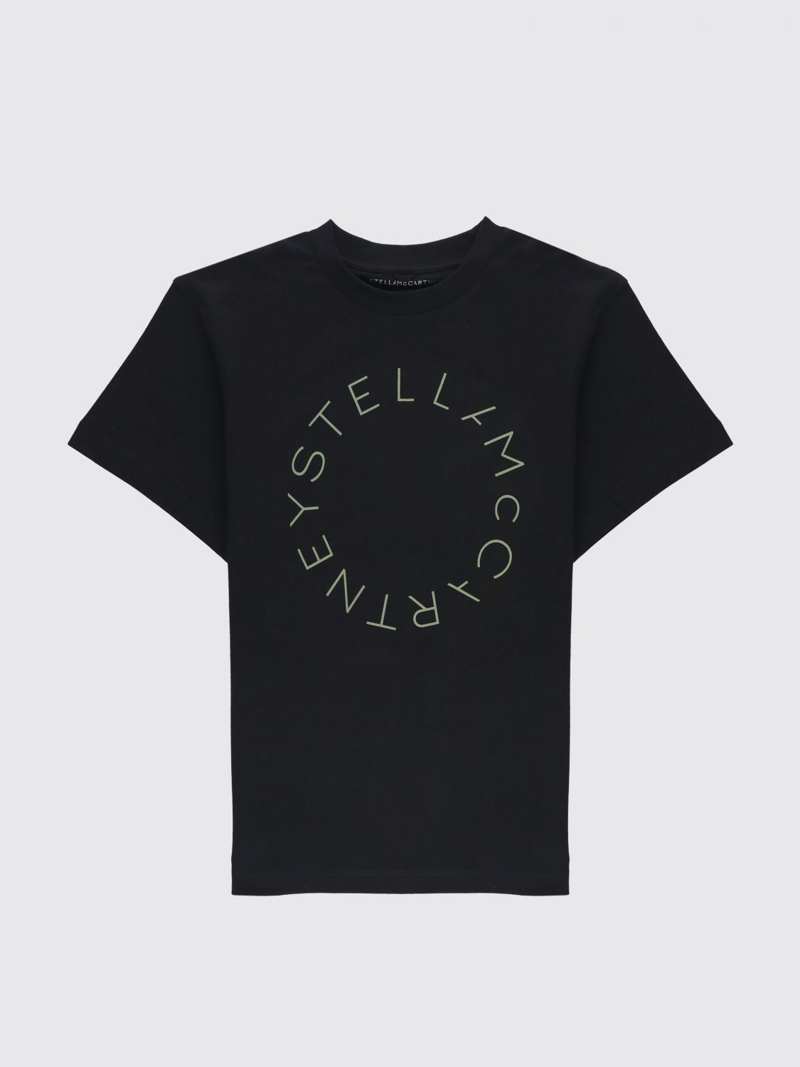 Stella Mccartney T-shirt With Logo In Blue