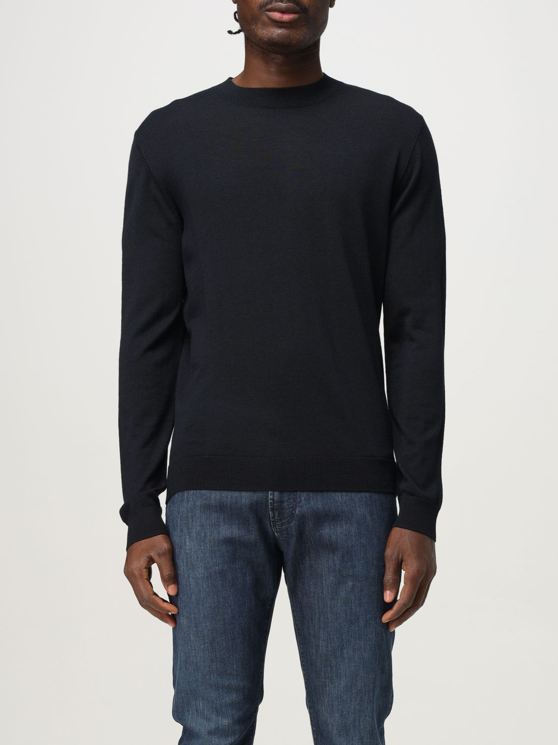 Emporio Armani Ανδρών Μπλε Sweater Men Color