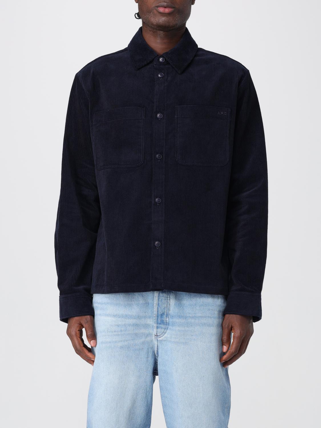 Apc Shirt A. P.c. Men Color Blue In Blue