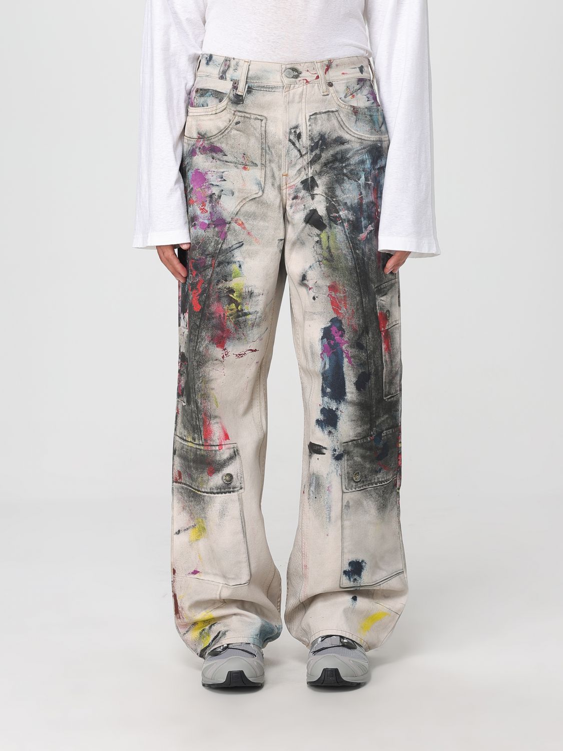Acne Studios Jeans  Men Color White In Multi