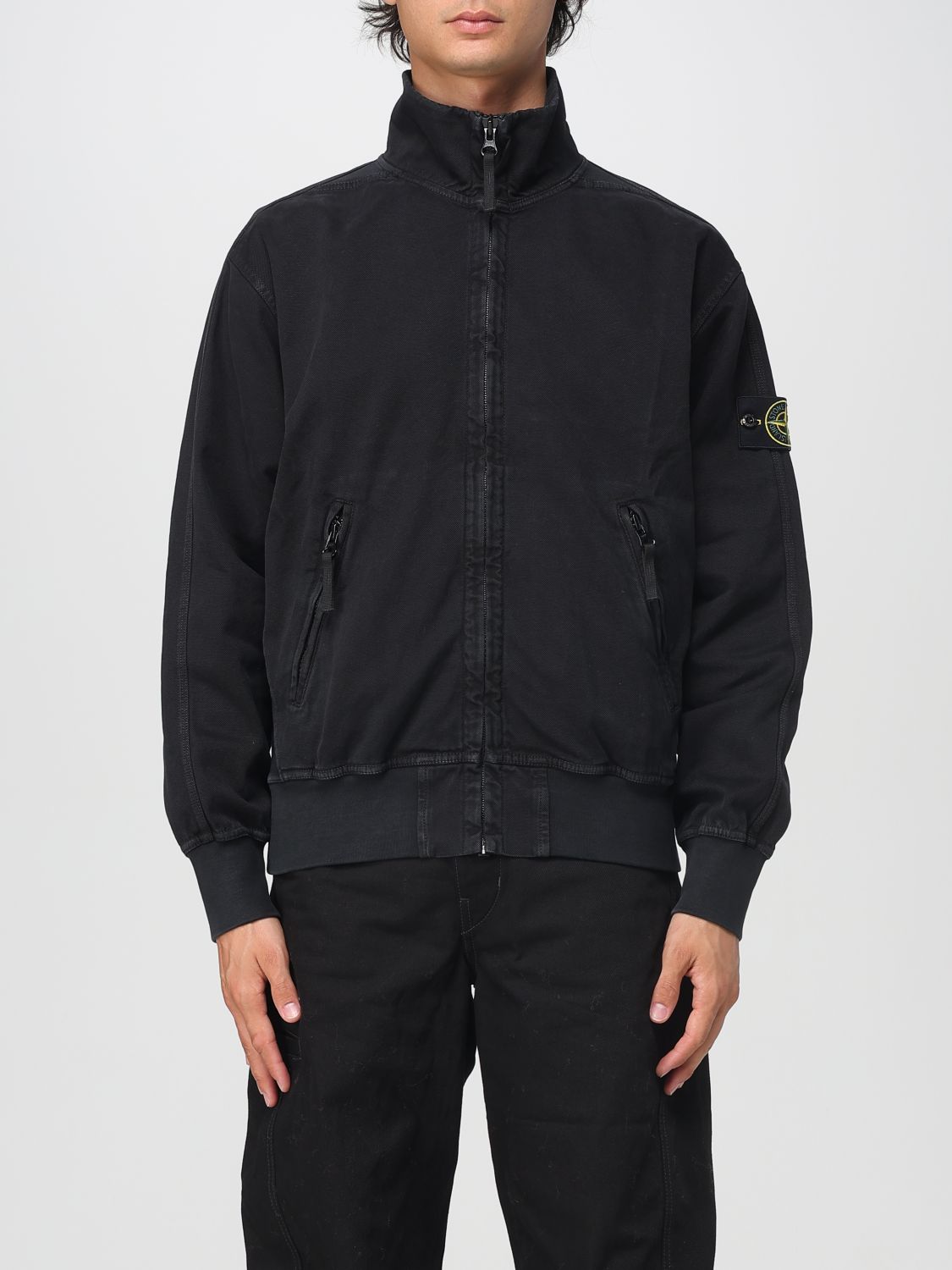 Stone Island Sweatshirt Men Color Black In Black
