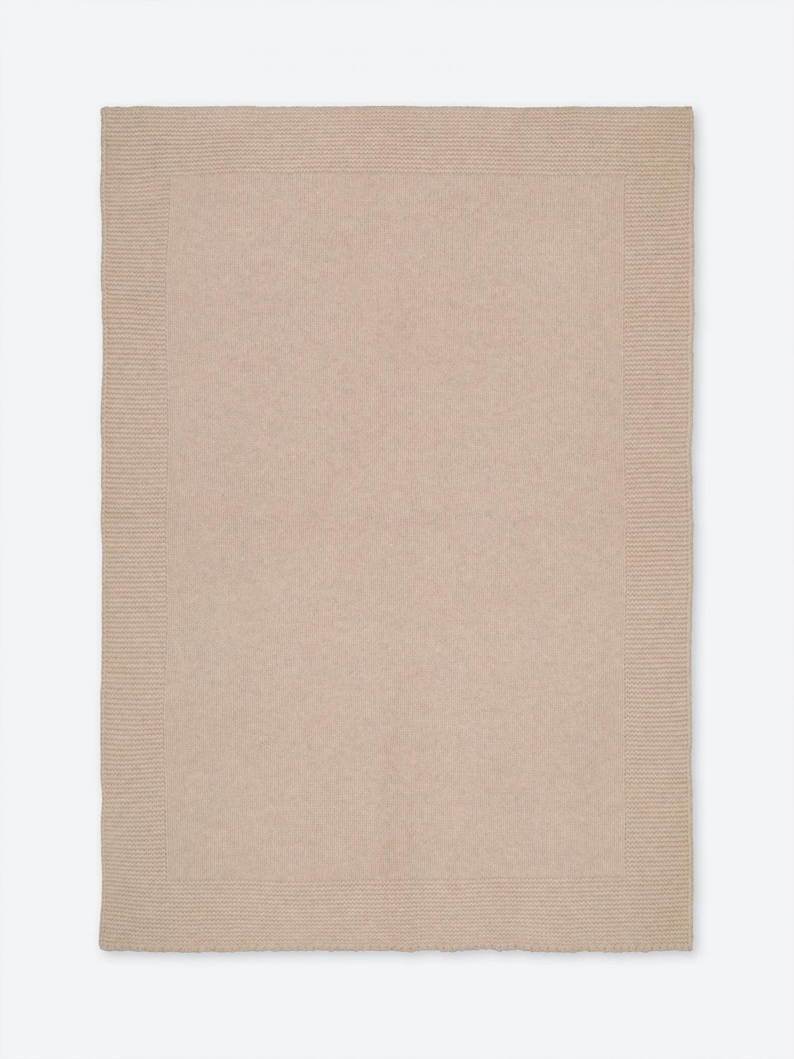 Bobbin & Tricot Blanket Kids Color Beige In Sand