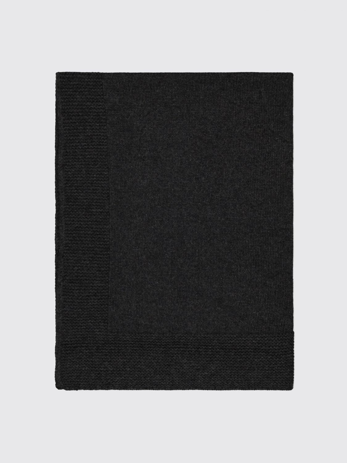 BOBBIN & TRICOT Decke Kinder Farbe Charcoal