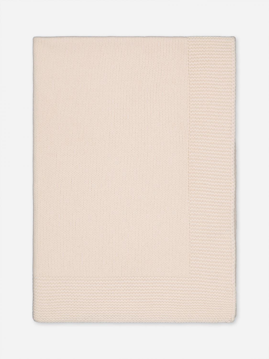 Bobbin & Tricot Blanket  Kids Color Ivory In White