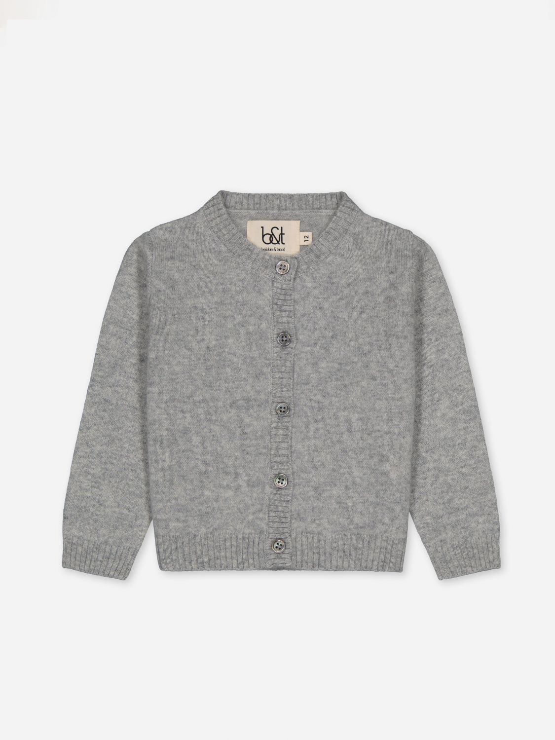 Bobbin & Tricot Sweater Kids Color Grey In Gray