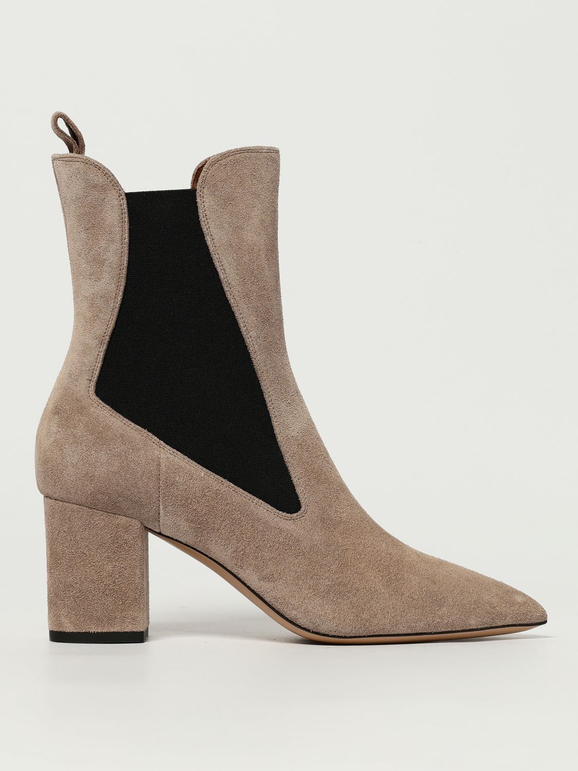 Paris Texas 70mm Pointed-toe Block-heel Chelsea Boots In Brown