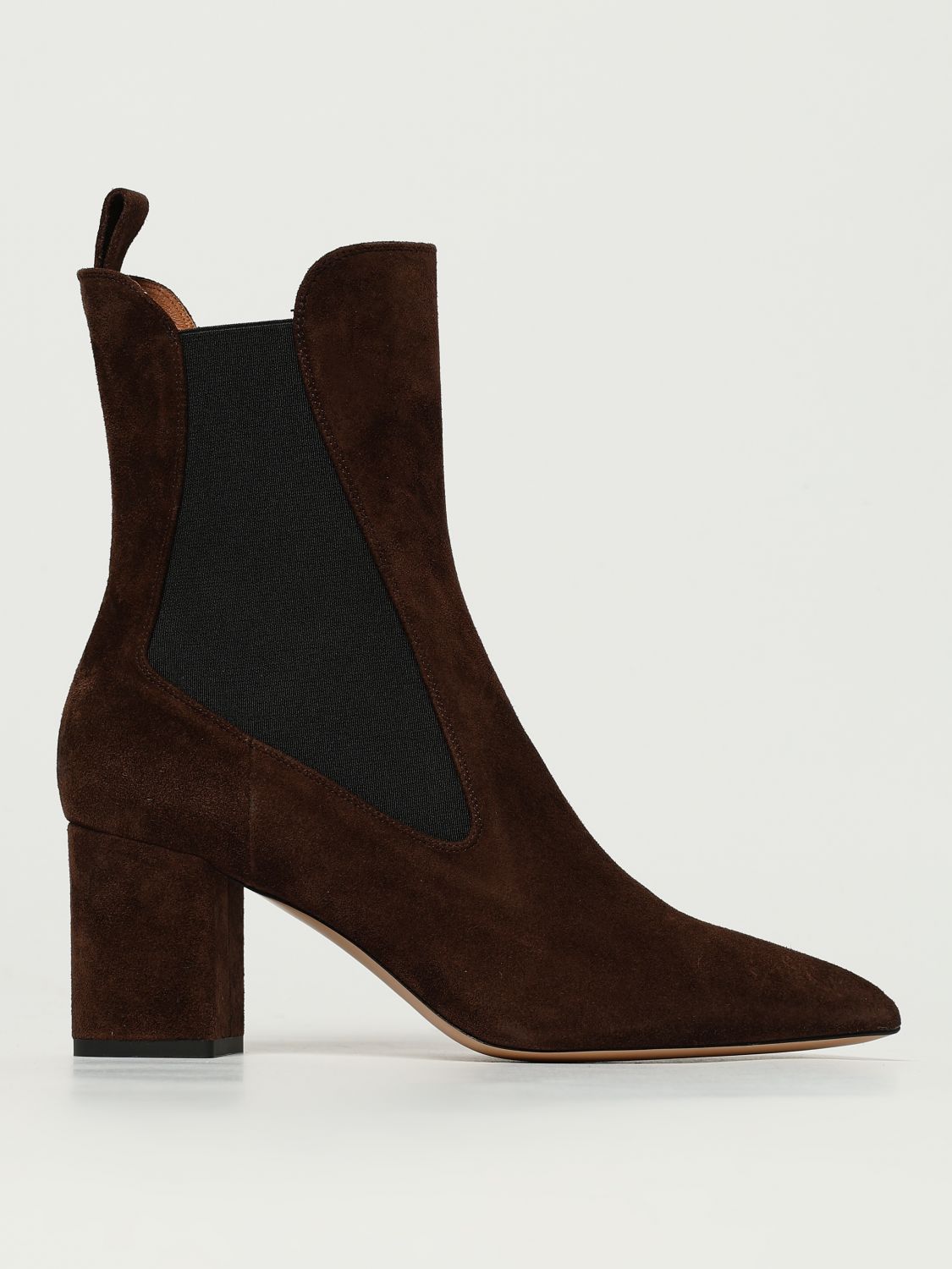 Paris Texas Anja Suede Ankle Boots In Brown