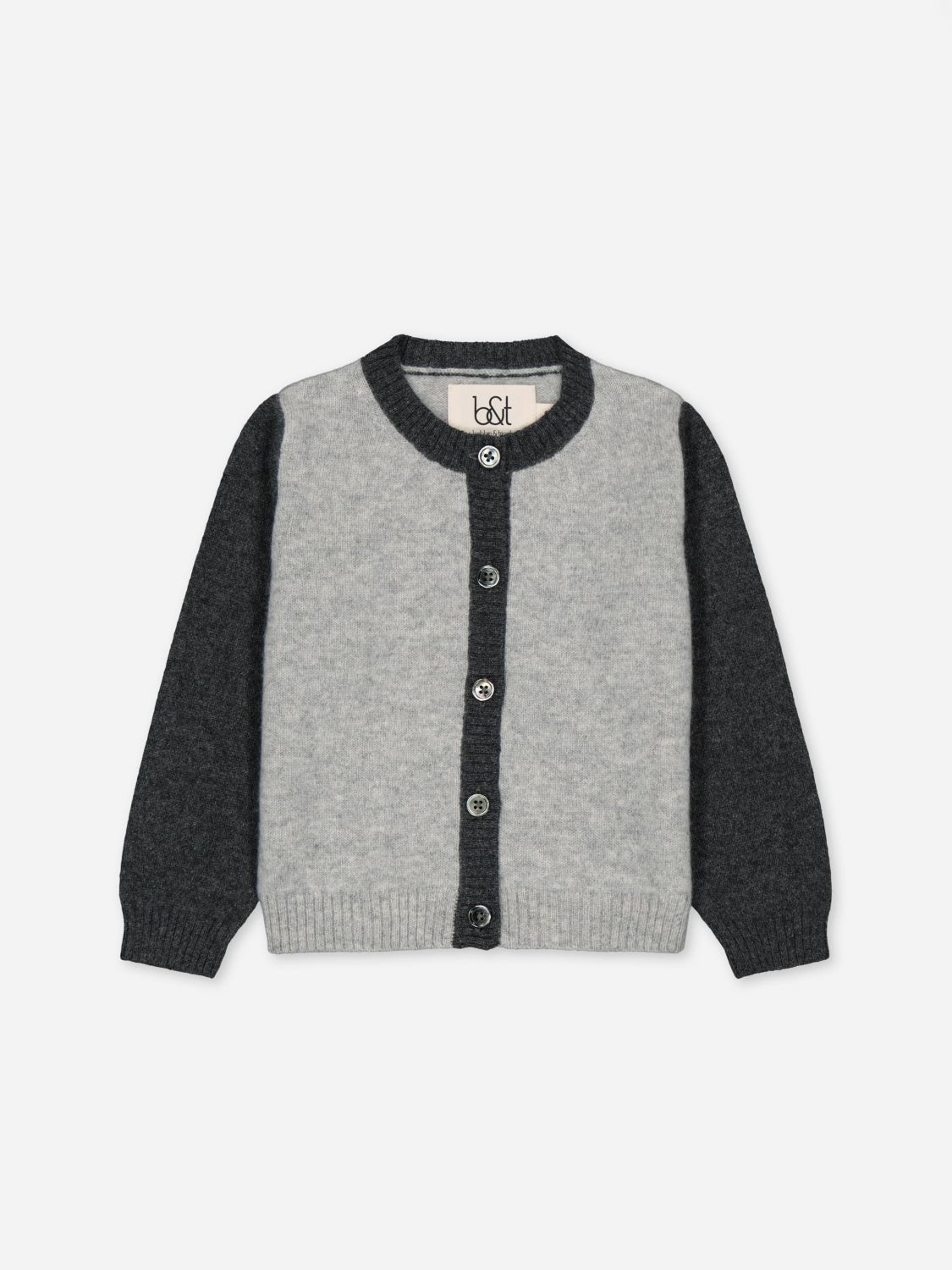 Bobbin & Tricot Sweater Kids Color Grey In Gray
