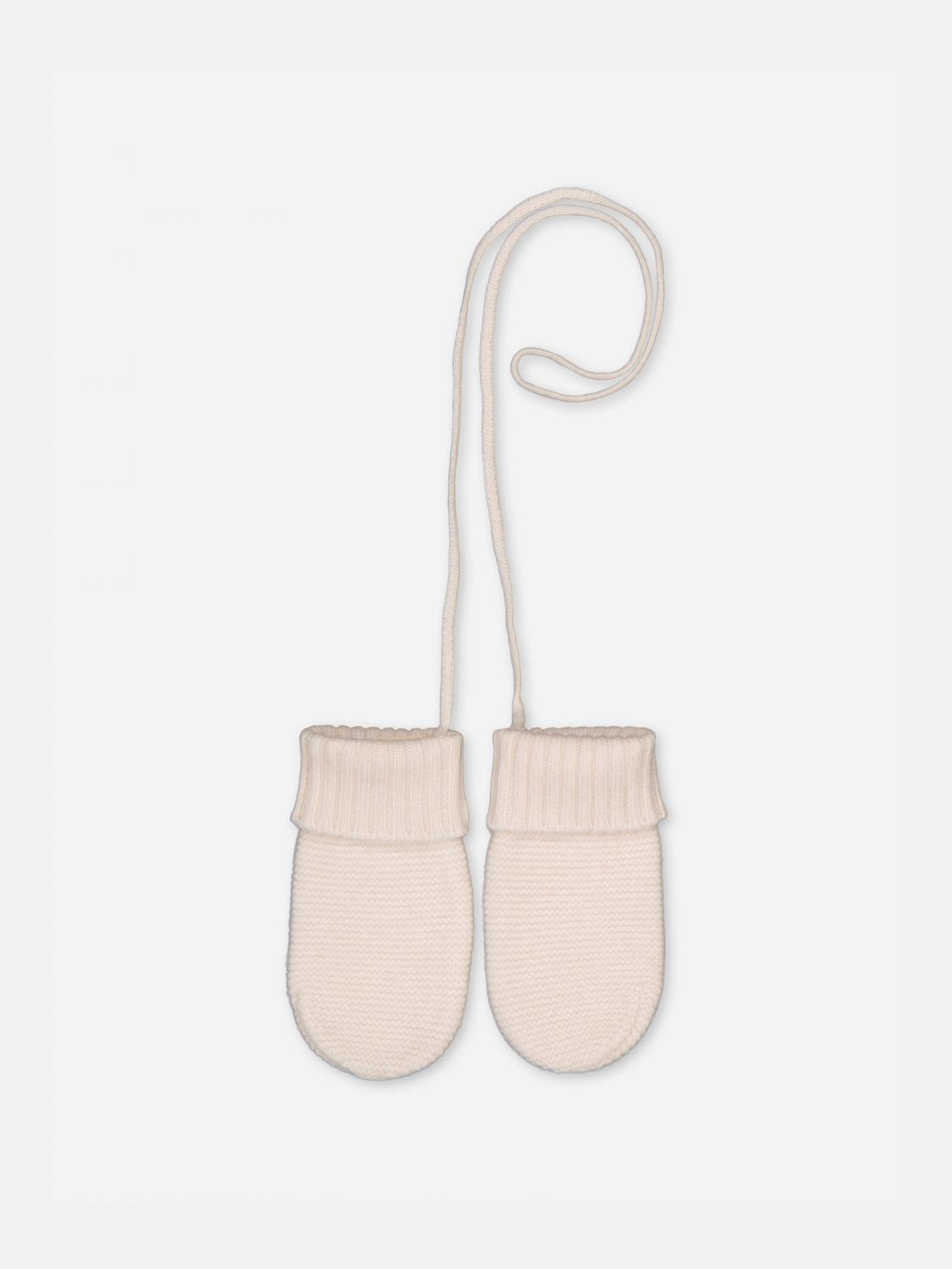 BOBBIN & TRICOT Handschuhe Kinder Farbe Ivory