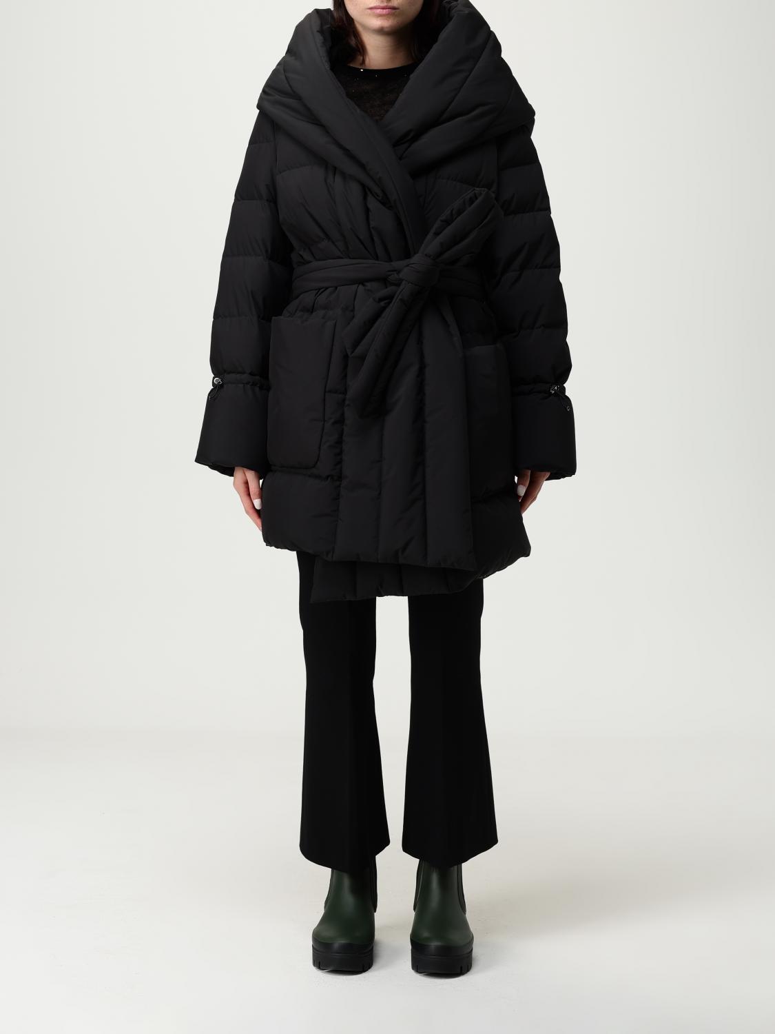 Moorer Coat  Woman Color Black In Black