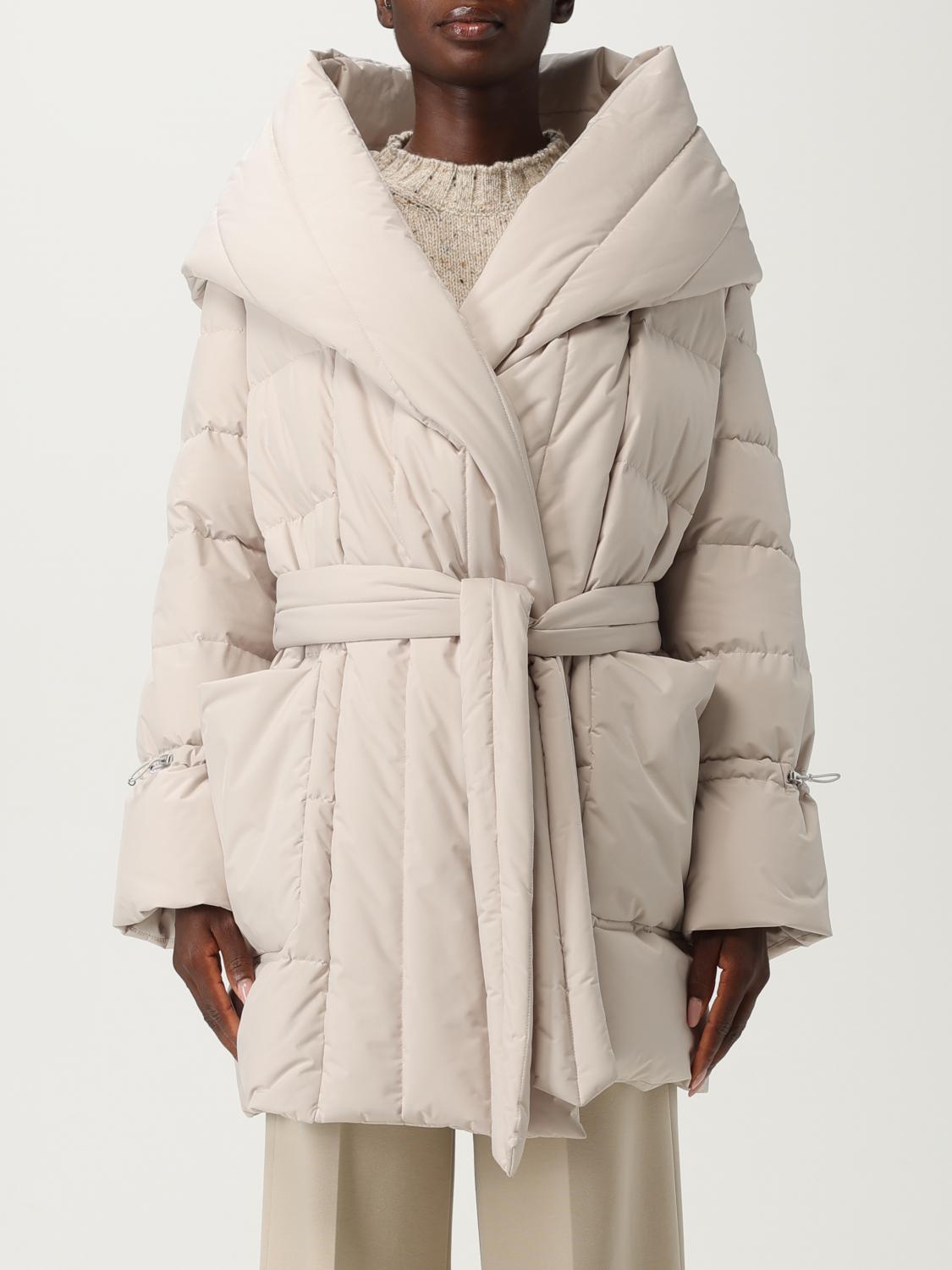 Moorer Coat  Woman Color Ivory In White