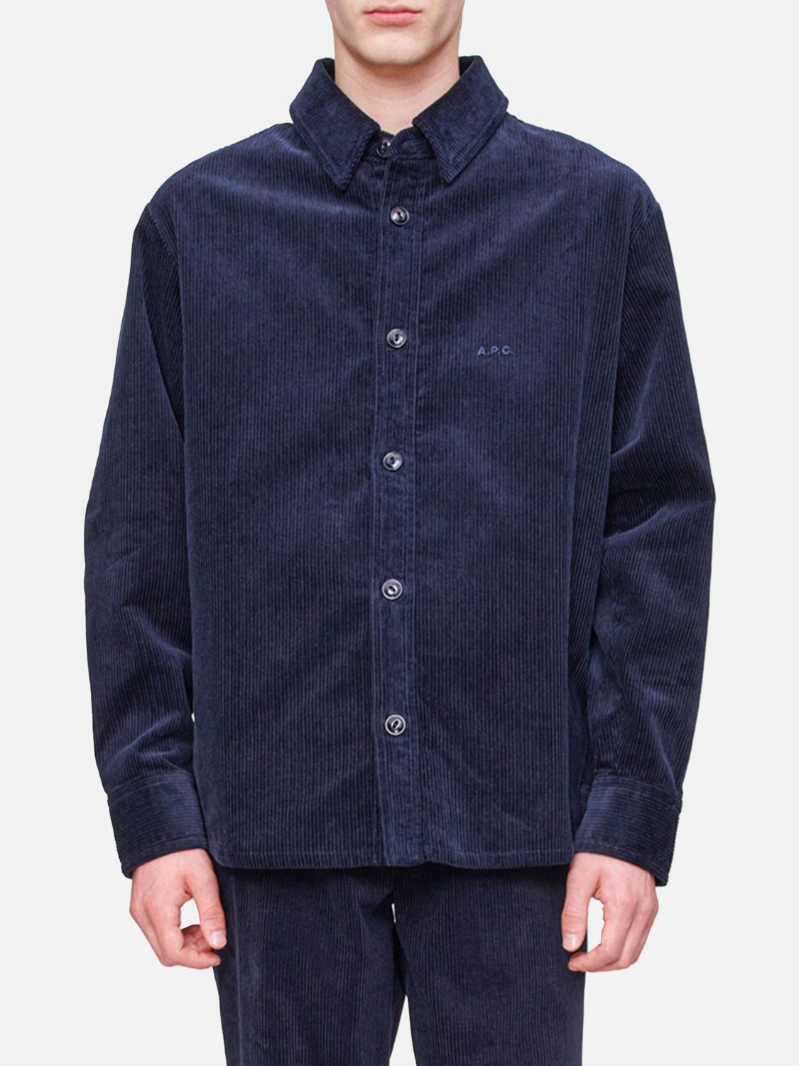 Apc Jacket A. P.c. Men Color Blue In Blue