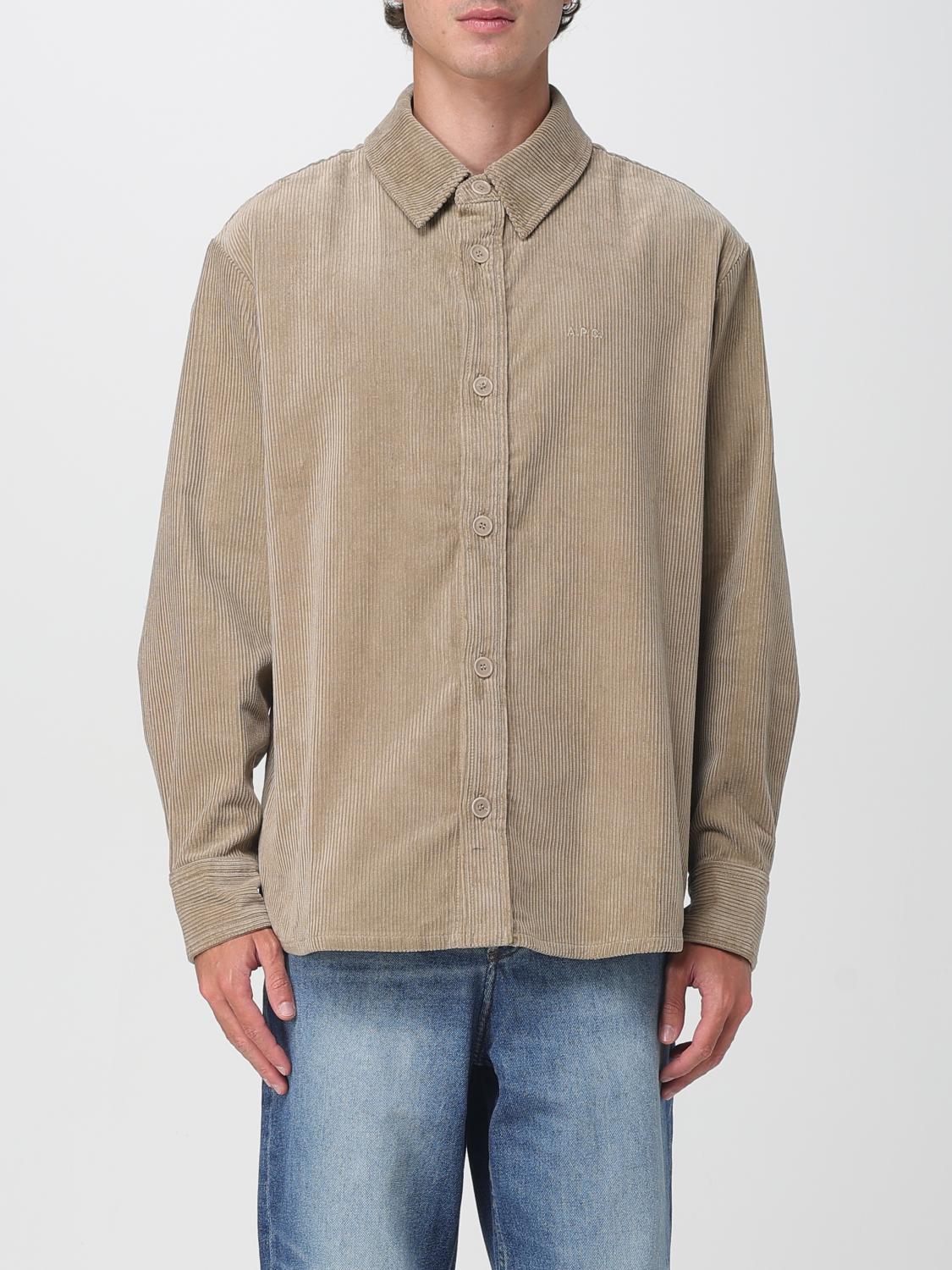 Apc Jacket A. P.c. Men Color Beige In Neutral