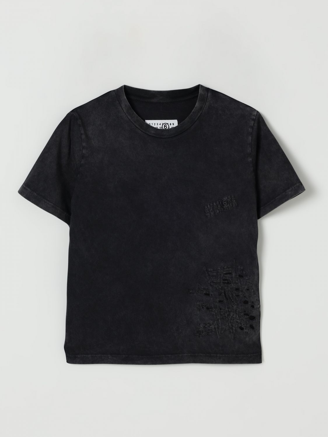 Mm6 Maison Margiela T-shirt Kids Color Black In Black
