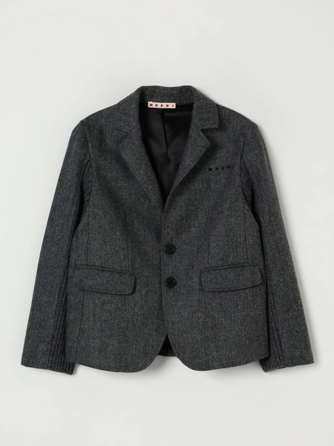 Marni Jacket Kids Color Grey In Gray
