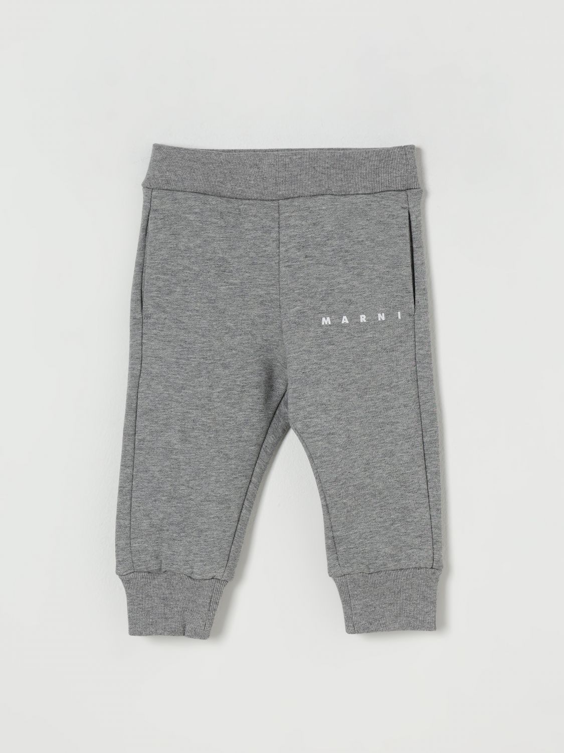 Marni Pants Kids Color Grey In Gray