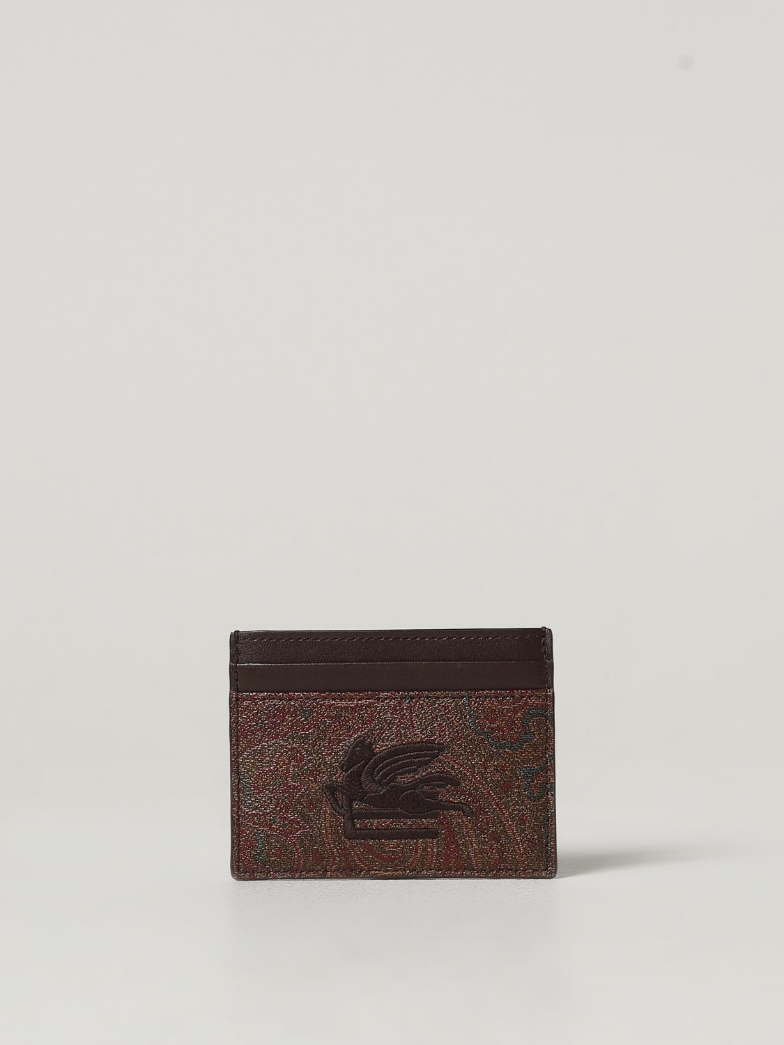 Etro Wallet Men Color Brown In Brown