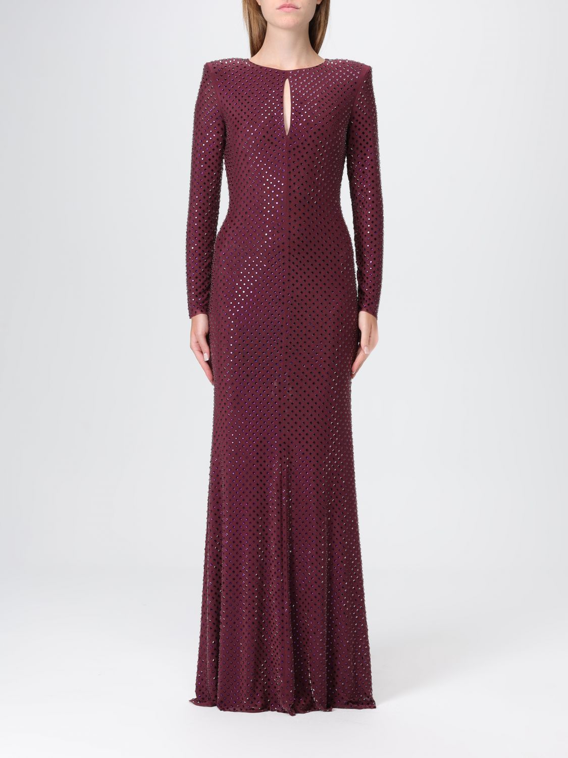 Self-portrait Dress Woman Color Violet In Purple