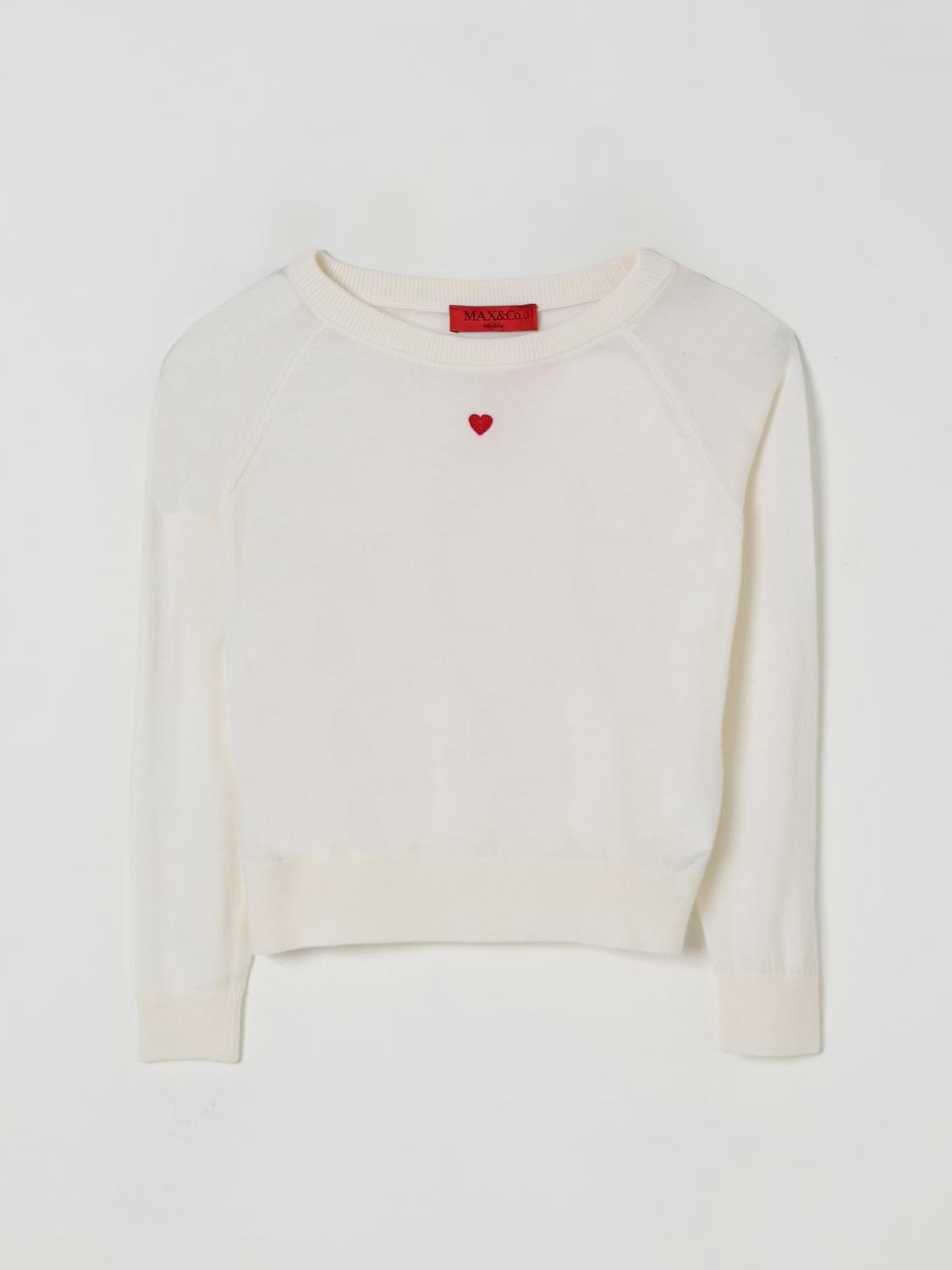 Max & Co. Kid Sweater Kids Color White In Neutral