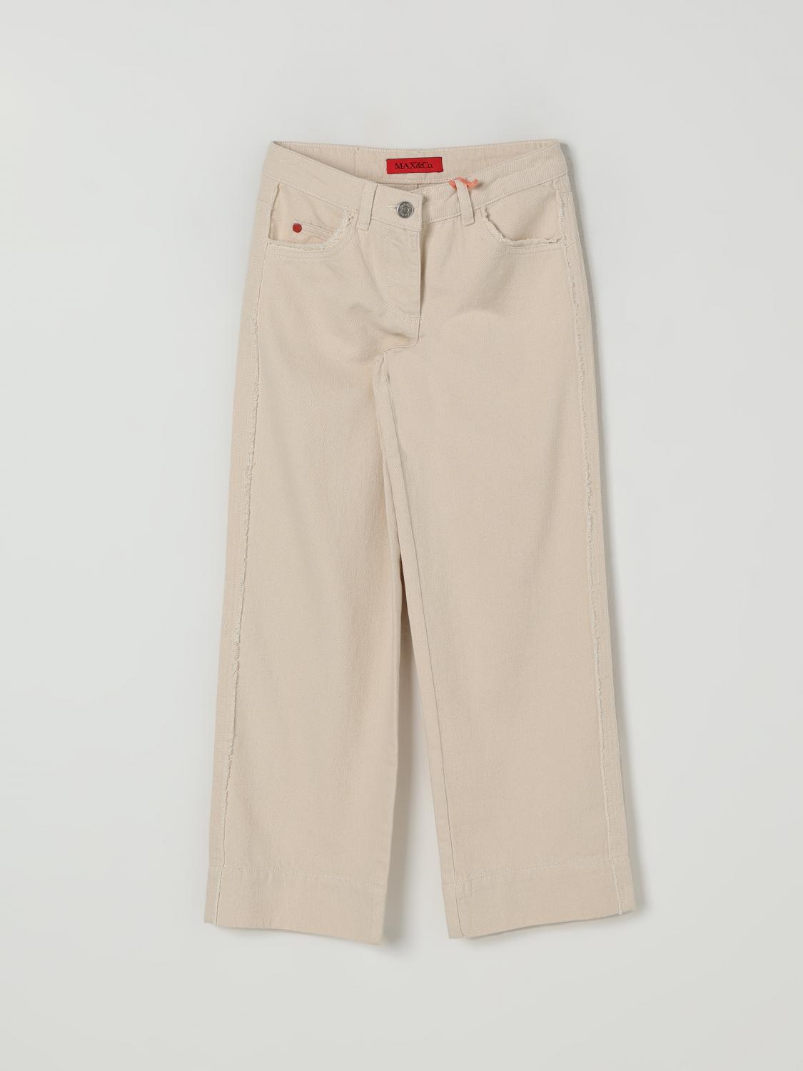 Max & Co. Kid Pants  Kids Color Beige In Neutral