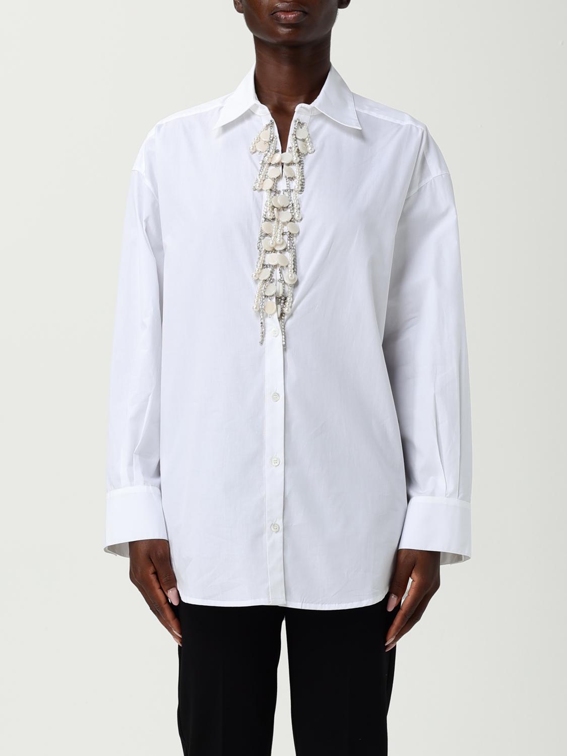Pinko Shirt  Woman Color Grey In White